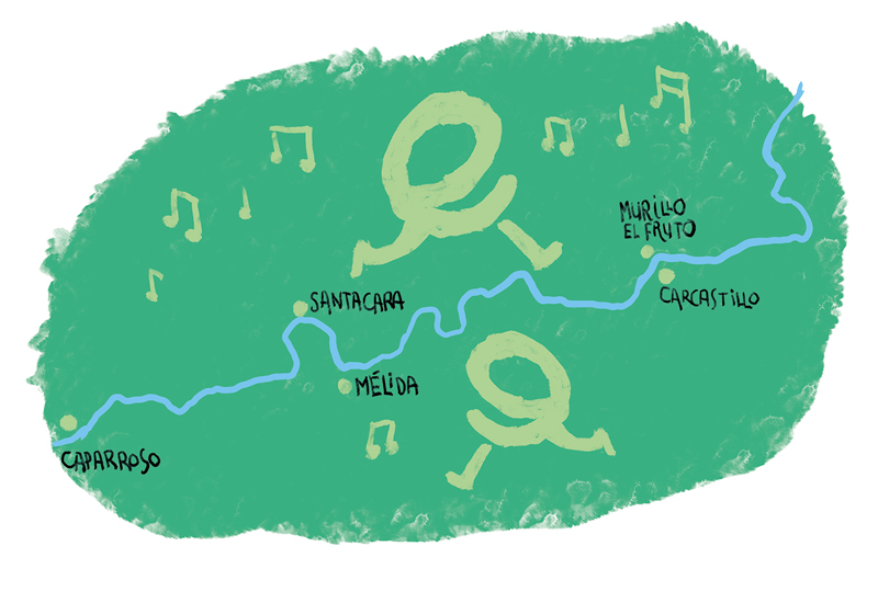 Euskera por el río Aragón<br />
hasta Caparroso